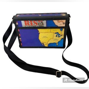 Risk Board Game Handbag Purse With Adjustable Strap